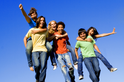 Smiling Teens